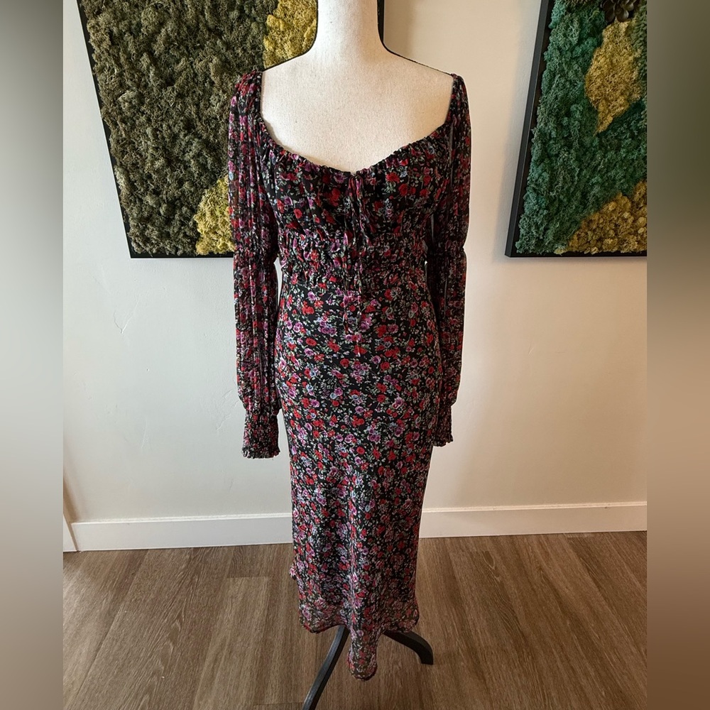 Floral Long Sleeve Dress